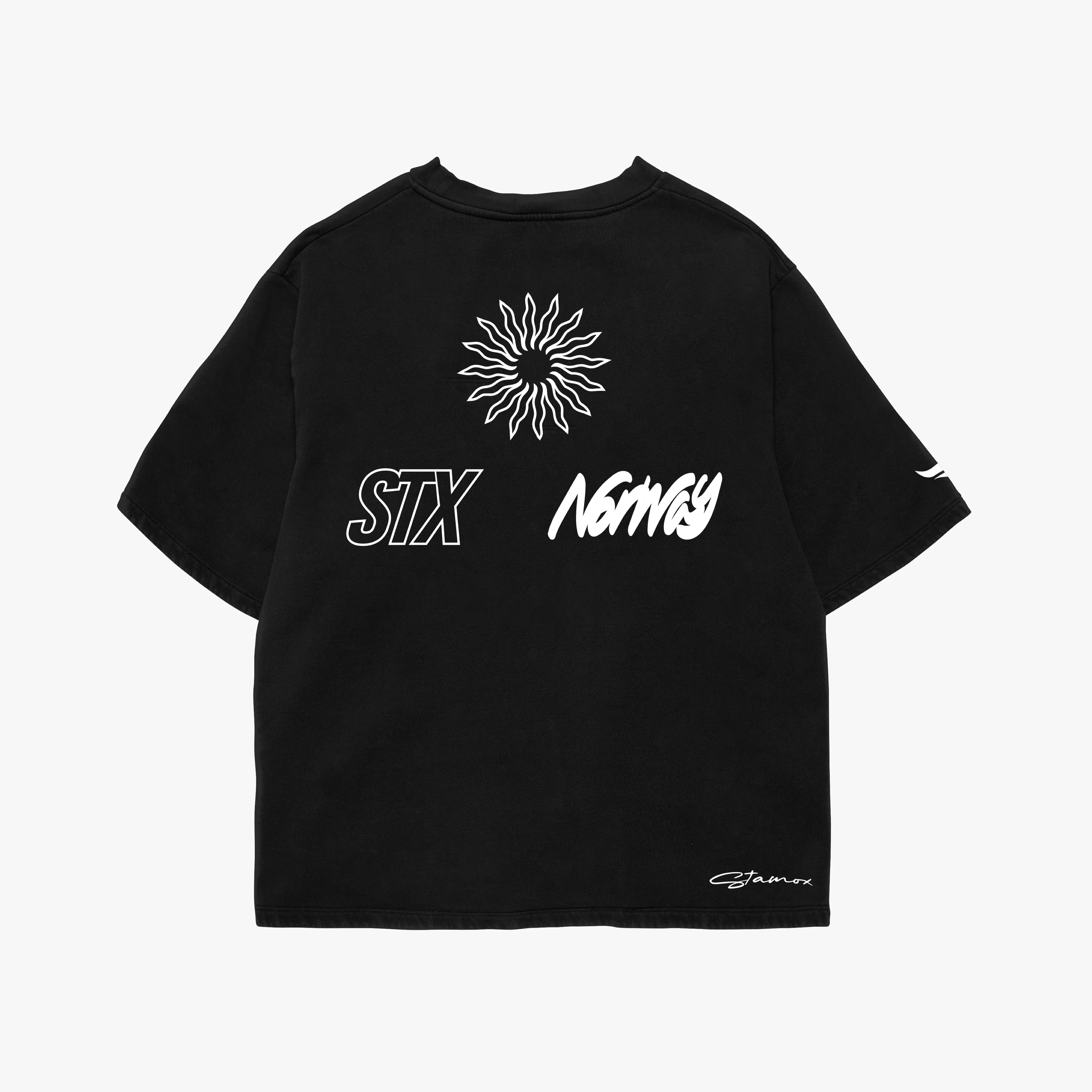Stamox Heavyweight + Oversized T-Shirt Black