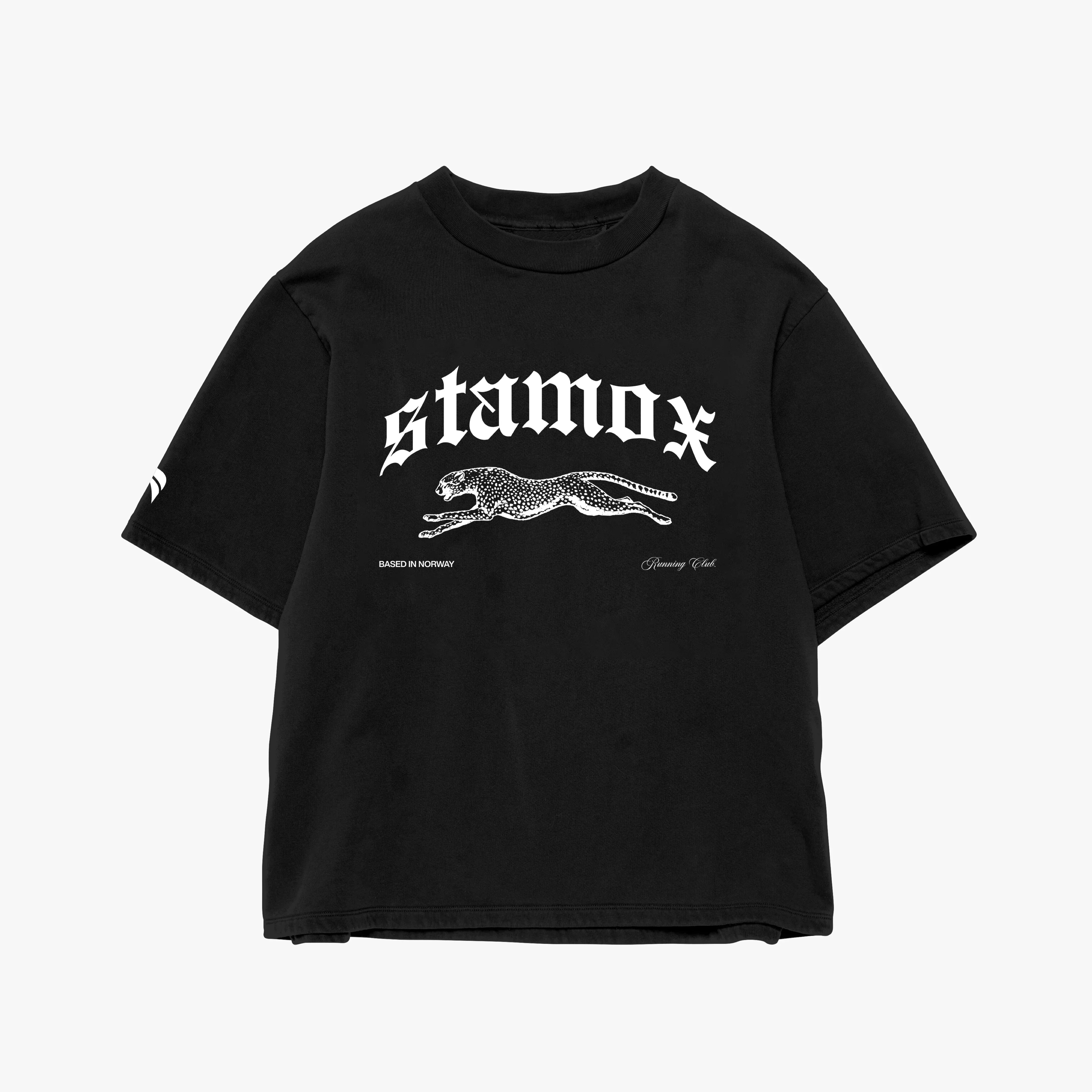 Stamox Heavyweight + Oversized T-Shirt Black