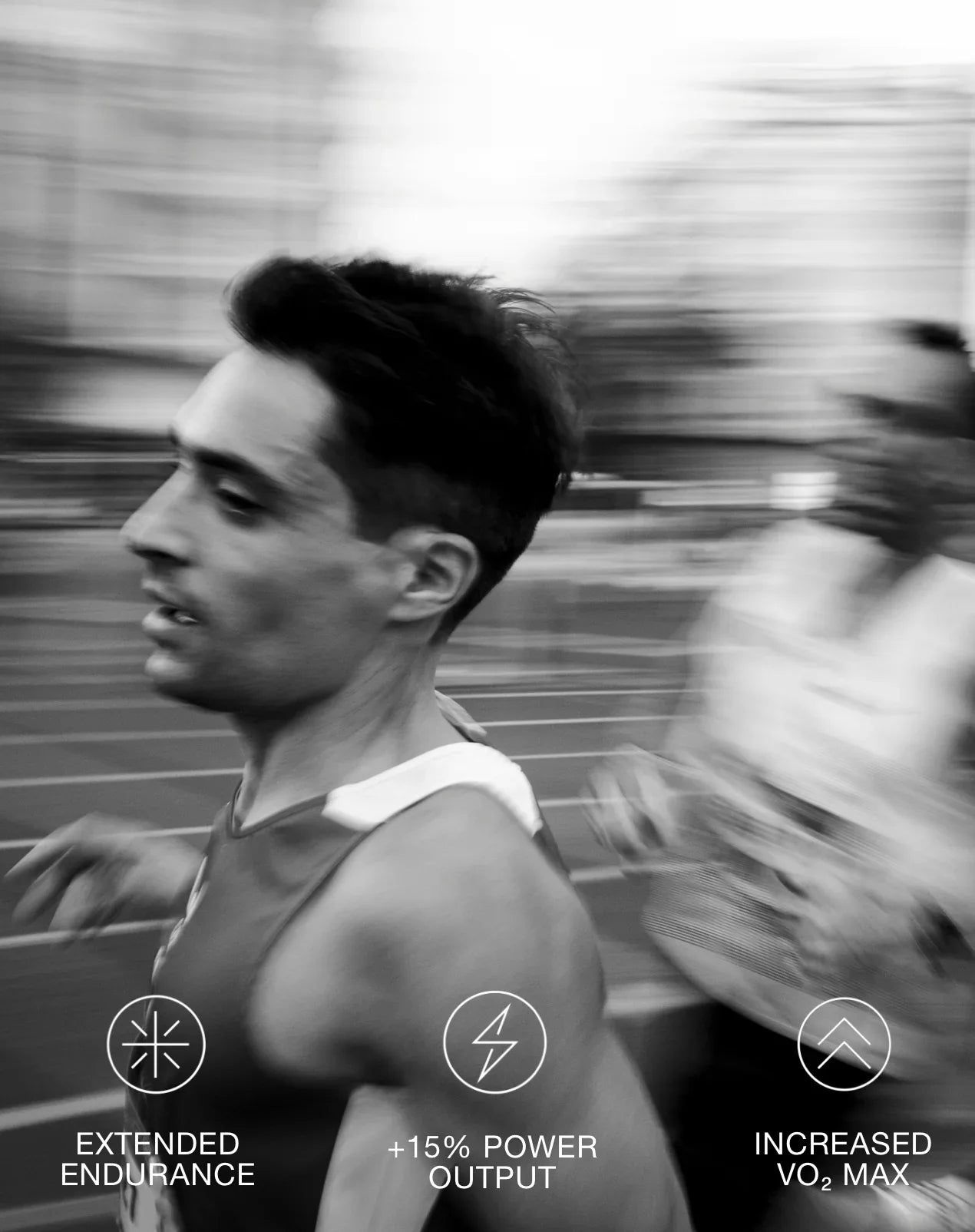 Runner in motion highlighting stamox beetroot powder benefits for endurance, power, VO2 max