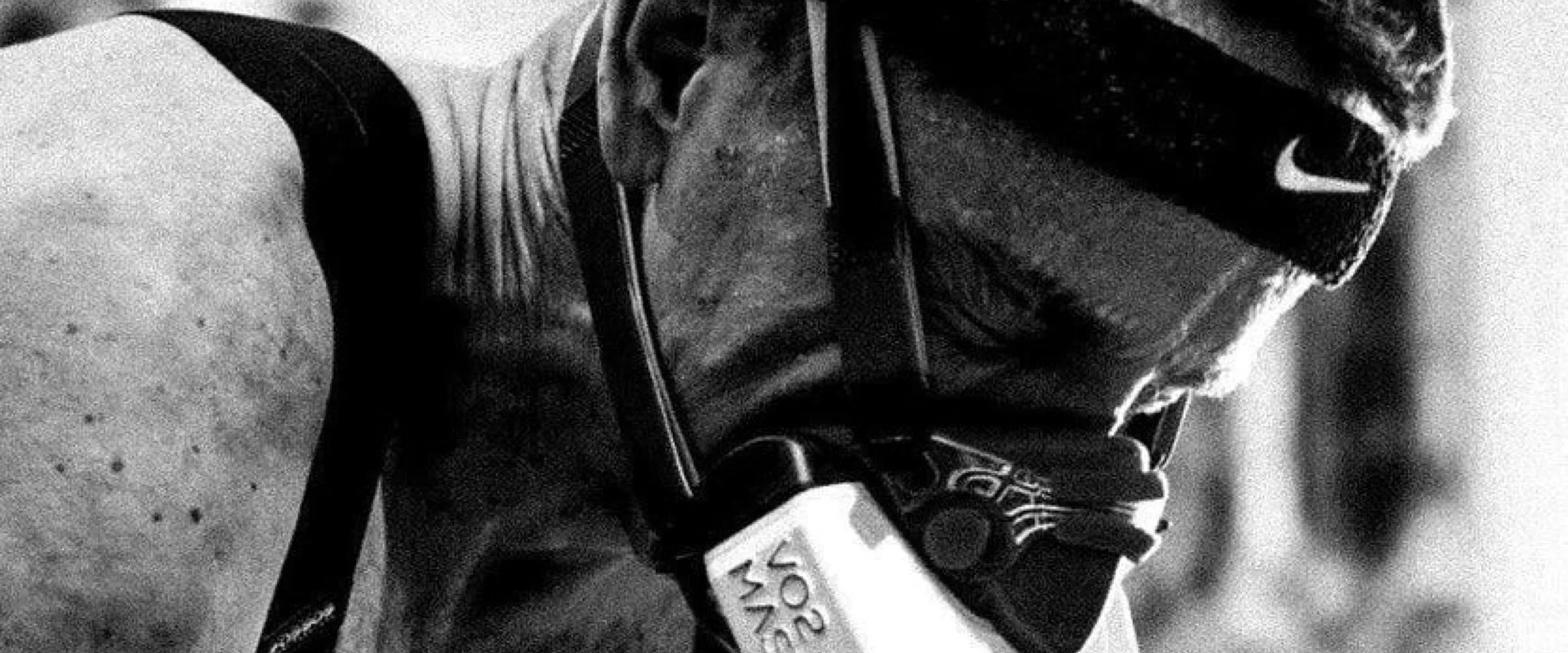 Athlete in training using VO2 mask, stamox beetroot powder for endurance and VO2 max