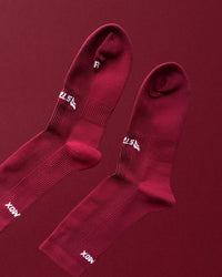 Performance Sock High - Burgundy