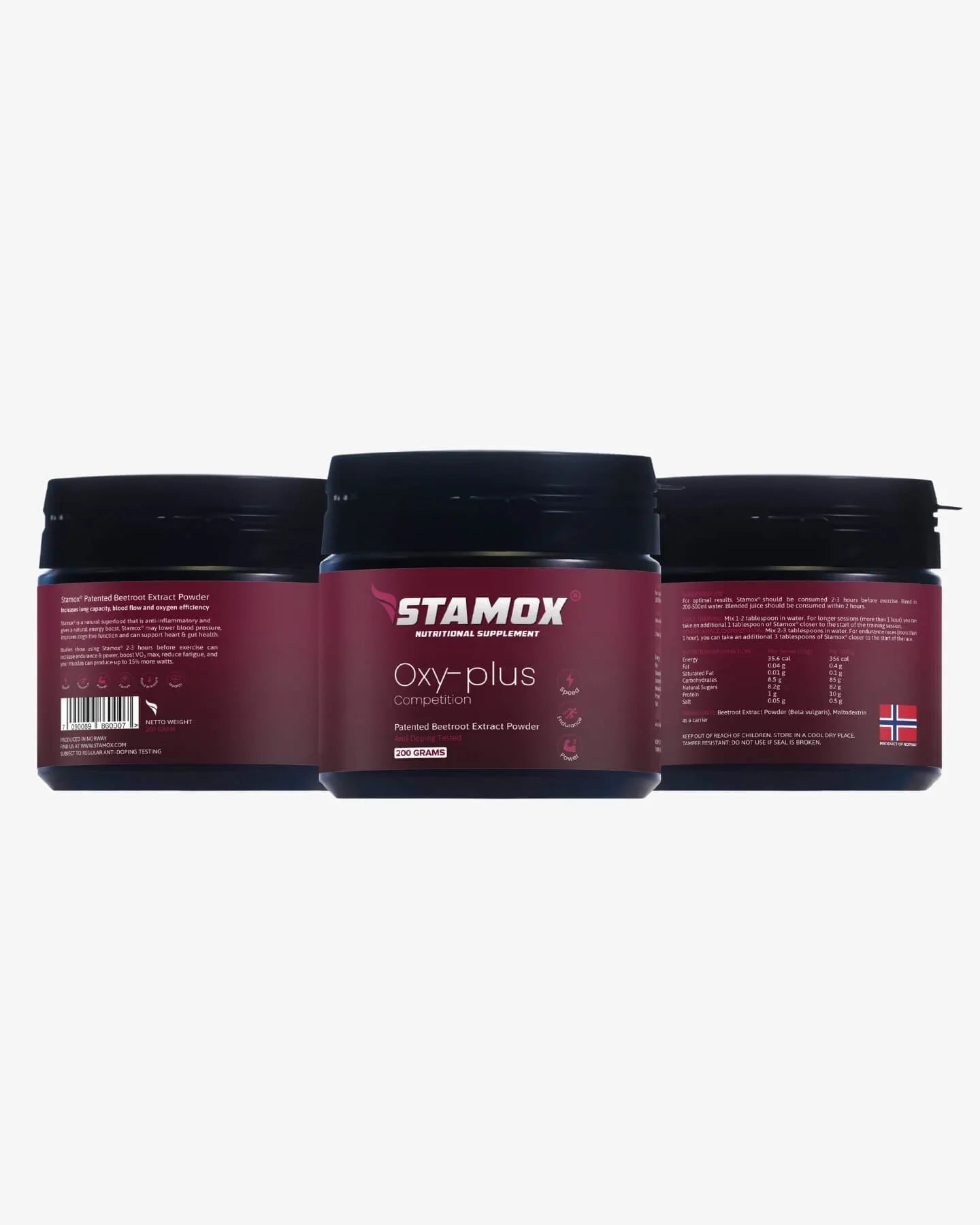 Stamox Oxy-Plus — Polvo de remolacha formulado en Noruega